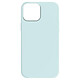 Moxie Coque pour iPhone 15 Semi-rigide Intérieur Microfibre Bords Surélevés Bleu Pâle Coque Bleu Glacier bi-matière de la collection BeFluo, conçue par Moxie pour votre iPhone 15
