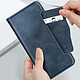 Acheter Avizar Étui Folio pour Samsung Galaxy Xcover Pro Porte-cartes amovible Double languette magnétique  Bleu