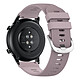 Avizar Bracelet pour Honor Magic Watch 2 46mm Silicone Texturé Gris Lavande - Bracelet ajustable pour montre connecté, pensé et conçu pour Honor Magic Watch 2, 46mm