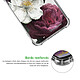 Acheter LaCoqueFrançaise Coque iPhone X/Xs anti-choc souple angles renforcés transparente Motif Fleurs roses