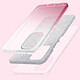 Avis Avizar Coque pour Samsung Galaxy A53 5G Paillette Feuille Amovible Silicone Semi-rigide  Argenté et Rose