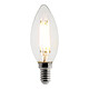 elexity - Ampoule Déco filament LED Flamme 4W E14 470lm 2700K (blanc chaud) elexity - Ampoule Déco filament LED Flamme 4W E14 470lm 2700K (blanc chaud)