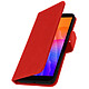 Avizar Étui pour Huawei Y5p Clapet Portefeuille Support Vidéo  Rouge - Étui violet de la série Chesterfield spécialement conçu pour Huawei Y5p
