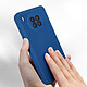Acheter Avizar Coque Huawei Nova 8i et Honor 50 Lite Silicone Semi-rigide Soft-touch Fine Bleu
