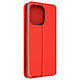 Avizar Housse pour Xiaomi Redmi 12C Clapet Magnétique Porte-carte Support vidéo  Rouge - Étui de protection spécifiquement conçu pour votre Xiaomi Redmi 12C