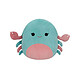 Squishmallows - Peluche Pink and Mint Crab Isler 50 cm Peluche Squishmallows, modèle Pink and Mint Crab Isler 50 cm.