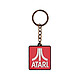 Atari - Porte-clés caoutchouc Logo Atari Porte-clés caoutchouc Logo Atari.