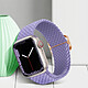 Acheter Avizar Bracelet pour Apple Watch 41mm et 40mm et 38 mm Nylon Tressé Ajustable par Boucle Métallique  lavande