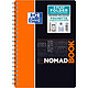 OXFORD NomadBook Cahier Spirales B5 (17 x 25cm) 160 pages Petits Carreaux 5x5 mm Couverture Polypro Aléatoire Cahier
