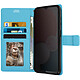 Acheter Avizar Housse pour Samsung Galaxy A13 4G Aspect Grainé Clapet Portefeuille Stand Vidéo  bleu