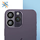 Avizar Film Caméra pour iPhone 14 Pro et 14 Pro Max Verre Trempé 9H Anti-rayures  Contour Noir pas cher