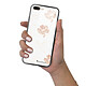 LaCoqueFrançaise Coque iPhone 7 Plus/ 8 Plus Coque Soft Touch Glossy Fleurs Blanches Design pas cher