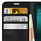 Acheter Avizar Étui Samsung Galaxy A50 Plus Housse Folio Cuir Support Vidéo noir
