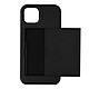 Avizar Coque iPhone 13 avec Rangement Carte Coulissant Antichoc Defender Noir - Coque spécialement conçue pour votre iPhone 13