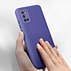 Acheter Avizar Coque Samsung Galaxy A03s Silicone Semi-rigide Finition Soft-touch Fine Violet