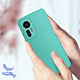 Acheter Avizar Coque pour Xiaomi 12 Lite Silicone Semi-rigide Finition Soft-touch Fine  turquoise