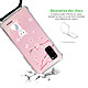 Avis Evetane Coque cordon Samsung Galaxy S20 Dessin Chat et Fleurs