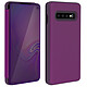 Acheter Avizar Housse Samsung Galaxy S10 Étui Miroir Clapet translucide Stand Vidéo violet