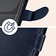 Avizar Étui pour Xiaomi 13 Lite Clapet Portefeuille Support Vidéo  Bleu Nuit pas cher