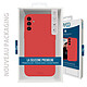 Avis Jaym Coque pour Samsung Galaxy S23 FE Premium Silicone Microfibre Rouge