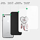 Acheter Evetane Coque iPhone 7/8/ iPhone SE 2020/ 2022 Coque Soft Touch Glossy Attrape coeur Design