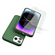 Avis Evetane Coque iPhone 14 Pro Max Silicone liquide Vert Foret + 2 Vitres en Verre trempé Protection écran Antichocs