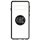 Avizar Coque pour Samsung Galaxy S10 Bi-matière Bague Métallique Support Vidéo  noir Coque de protection avec un anneau de maintien conçue spécialement pour votre Samsung Galaxy S10