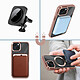 Avis Avizar Coque MagSafe pour iPhone 15 Plus Silicone Protection Caméra  Contour Chromé Rose