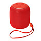 Avizar Mini Enceinte Bluetooth Radio FM et Slot Micro-SD Portable avec Dragonne rouge Enceinte sans-fil Rouge
