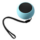 Avizar Mini Enceinte Sans Fil Son de Qualité 3W Bouton de Commande Compacte  bleu Une mini enceinte Bluetooth bleu pour écouter votre musique préférée en totale liberté