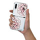 LaCoqueFrançaise Coque Samsung Galaxy A70 anti-choc souple angles renforcés transparente Motif Rose Pivoine pas cher