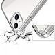 Acheter Evetane Coque iPhone 13 Anti-Chocs avec Bords Renforcés en silicone transparente Motif