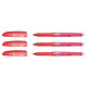 PILOT Stylo roller FriXion Point 0,5 Rouge x 3 Stylo roller