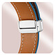 Acheter Avizar Bracelet pour Galaxy Watch 5 / 5 Pro / 4 Cuir Fermoir Boucle Magnétique  bleu