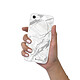 LaCoqueFrançaise Coque iPhone 7/8/ iPhone SE 2020 360 intégrale transparente Motif Marbre gris Tendance pas cher