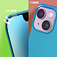 Moxie Coque pour iPhone 14 Hybride Semi-rigide Fine Légère Intérieur Doux  bleu clair pas cher