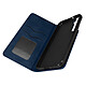 Avizar Etui Folio pour Samsung Galaxy S22 Plus Porte Carte Simili Cuir Daim  bleu - Etui portefeuille conçu pour Samsung Galaxy S22 Plus