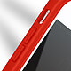 Avizar Coque iPhone SE 2022 / 2020 et 8 / 7 Dos Plexiglas Avant Polymère Renforcé Rouge pas cher