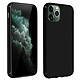 Avizar Coque iPhone 11 Pro Silicone Gel Flexible Résistant Ultra fine noir Coque de protection spécialement conçue pour Apple iPhone 11 Pro
