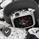 Avizar Protection Intégrale Verre Trempé Apple Watch Series 6 / 5 / 4 / SE 44mm Blanc pas cher