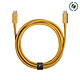 Native Union ECO Belt Cable USB-C vers USB-C 2.4m Kraft ECO Câble de chargement avec une sangle en cuir