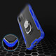Acheter Avizar Coque iPhone 11 Pro Max Bi-matière Contour Bumper Bague métallique bleu foncé