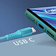 Avis Avizar Câble USB-C Charge et Synchronisation Design Stylé 1m Robuste Multicolore