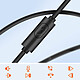 Acheter Écouteurs Stéréo Télécommande et Microphone Câble Anti-nœud 1.2m LinQ Noir