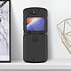 Acheter Avizar Coque Motorola Razr 5G Rigide Conception en 2 parties Aspect cuir vieilli noir