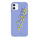 LaCoqueFrançaise Coque iPhone 11 Silicone Liquide Douce lilas Fleurs Cerisiers Coque iPhone 11 Silicone Liquide Douce lilas Fleurs Cerisiers