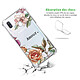 Avis LaCoqueFrançaise Coque Samsung Galaxy A40 anti-choc souple angles renforcés transparente Motif Amour en fleurs