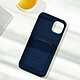 Acheter Avizar Coque pour iPhone 14 Plus Silicone Souple Porte-carte Fine Légère  bleu
