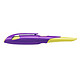 STABILO Stylo plume -EASYbirdy- Stylo ergonomique rechargeable - Violet/Jaune - Droitier Stylo plume
