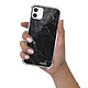 Evetane Coque iPhone 11 anti-choc souple angles renforcés transparente Motif Marbre noir pas cher